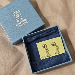 Pear Sterling Silver Earrings